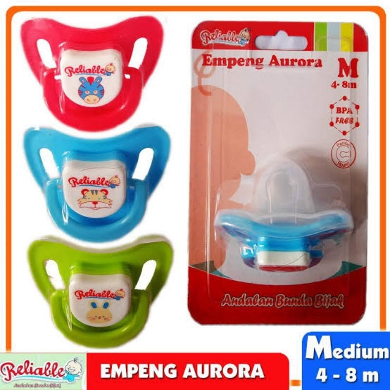 Empeng bayi merek keliable type Aurora RNP-8832 - empeng bayi murah