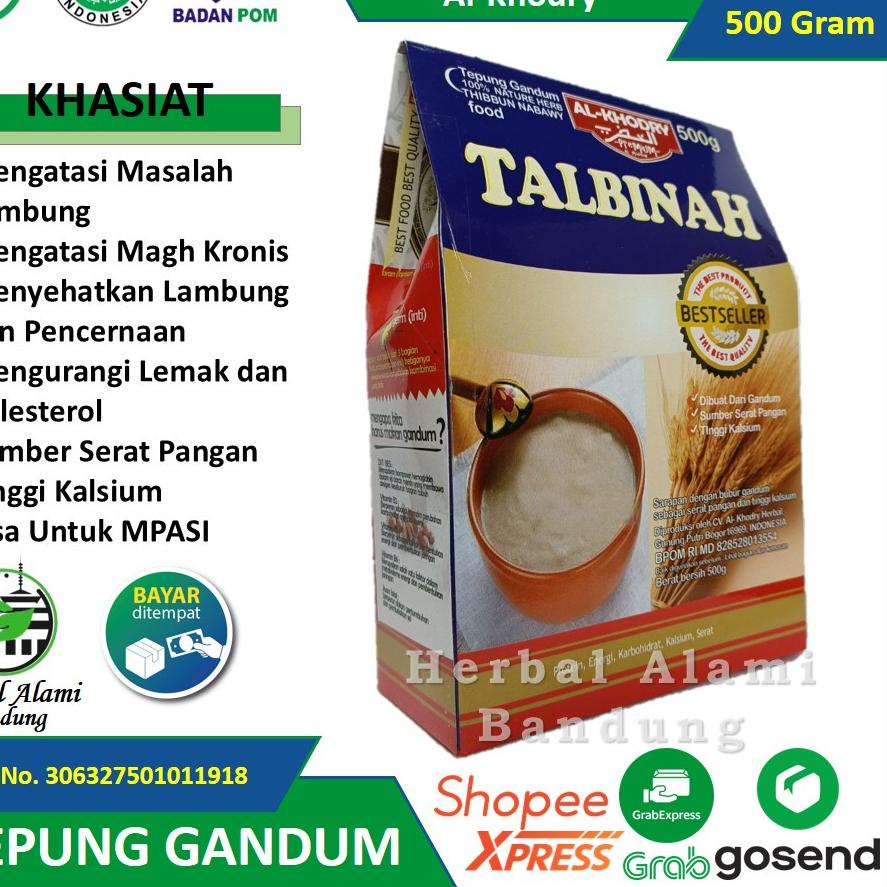 

◙ Tepung Gandum TALBINAH AL KHODRY Mengatasi Masalah Lambung Dan Gangguan Perncernaan ☺