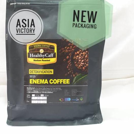 

♪ HealthyCaff 500gr Medium Roasted Healthy Caff Kopi Organik Enema ☜