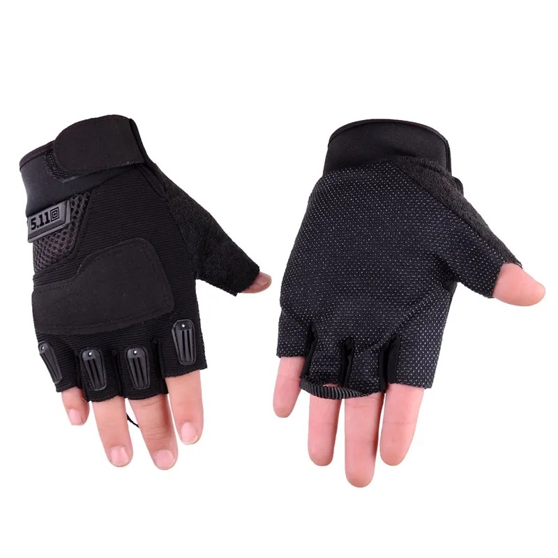 SARUNG TANGAN MOTOR TACTICAL HALF FINGER / UNISEX TACTICAL OFF ROAD BEST SELLER ST-3