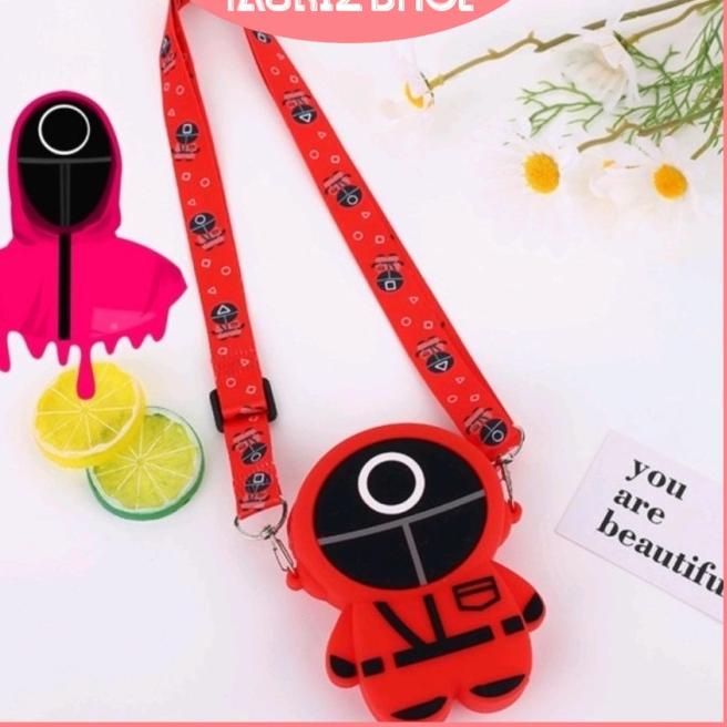 Tas Selempang Pop it popit Squid Game Anak Perempuan Cewek Cewe (KODE 7273)