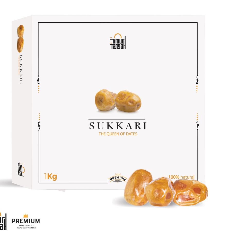 

♪ Kurma Sukari 1 Kg Premium Timur Tengah Kurma Sukkari Original High Quality ☈