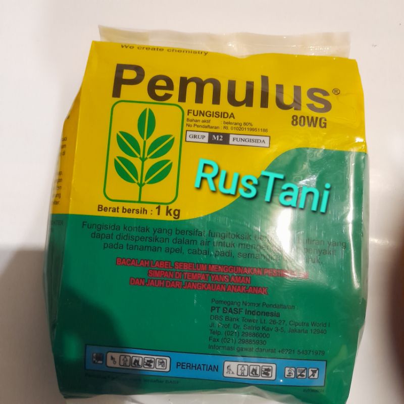 Fungisida Pemulus 80WG 1KG Bahan aktif : Belerang 80%