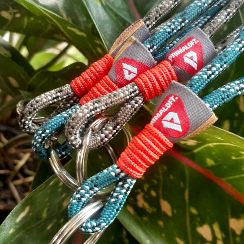 Gantungan Kunci Prusik Rope Keychain Perusik Etnik Ethnic Unik Paracord Universal Lanyard Hp Outdoor Camping
