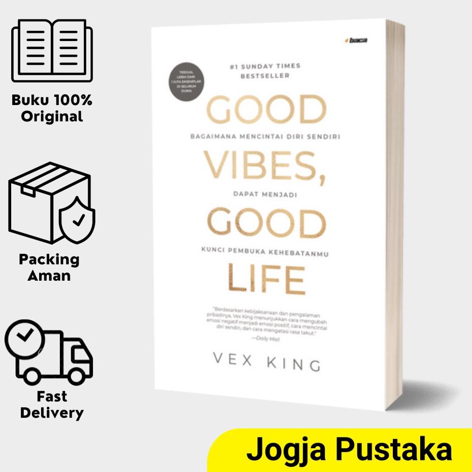 codeo5O9a Buku Good Vibes, Good Life - Vex King