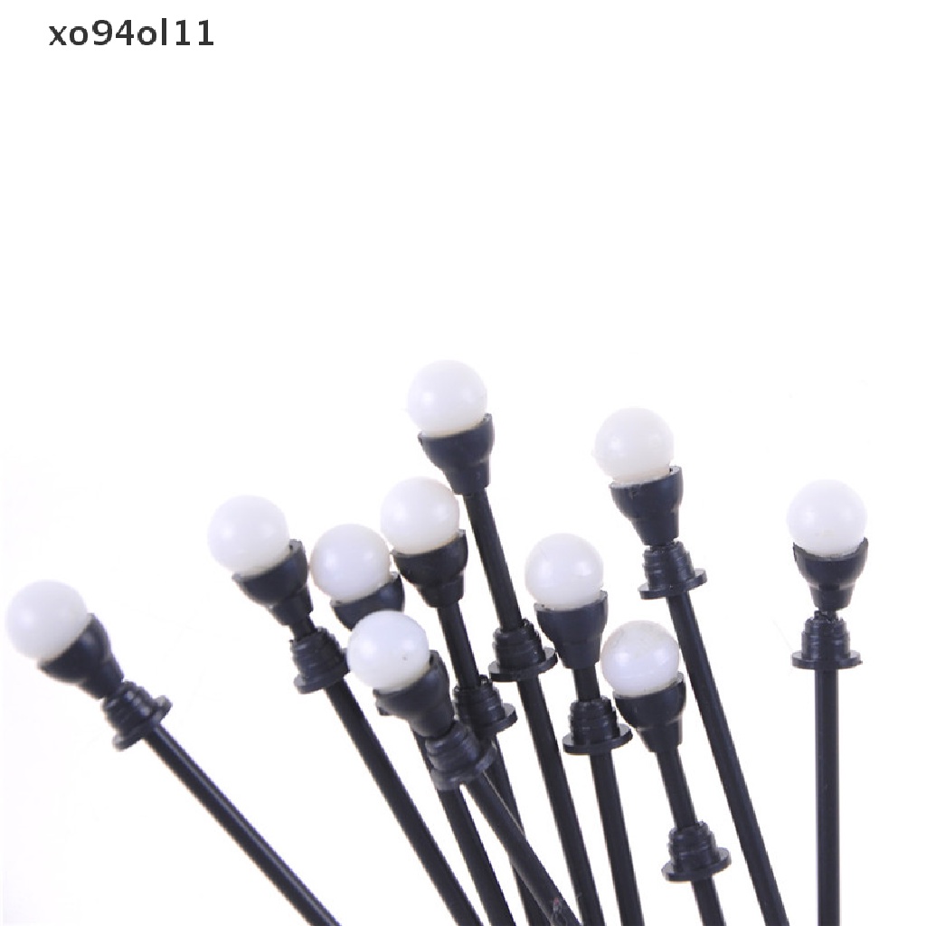 Xo 10pcs 1.100lampu Model Kepala Tunggal Lampu Taman Dengan Kabel Dan Bohlam Mainan OL