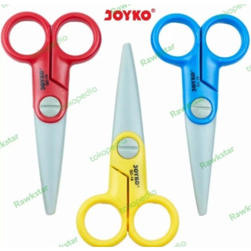 

Joyko/Gunting Anak/Merah Kuning Biru/Panjang 125mm x 60mm