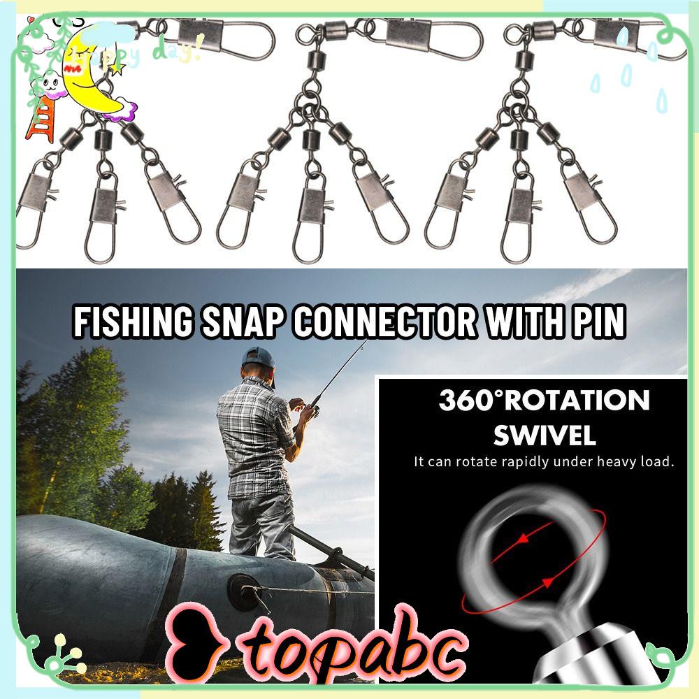 Top 10pcs Konektor Snap Pancing Dengan Pin New Stainless Steel Tahan Lama Heavy Duty Ball