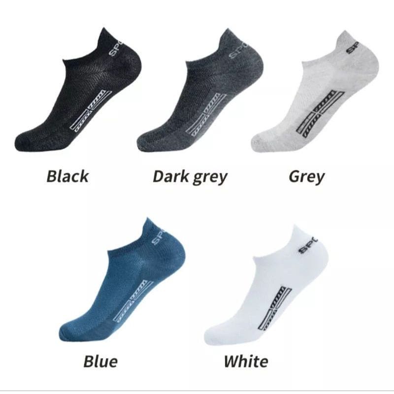 (mata kaki kuping) kaos kaki sport pendek/kaos kaki kuping hidden sock unisex