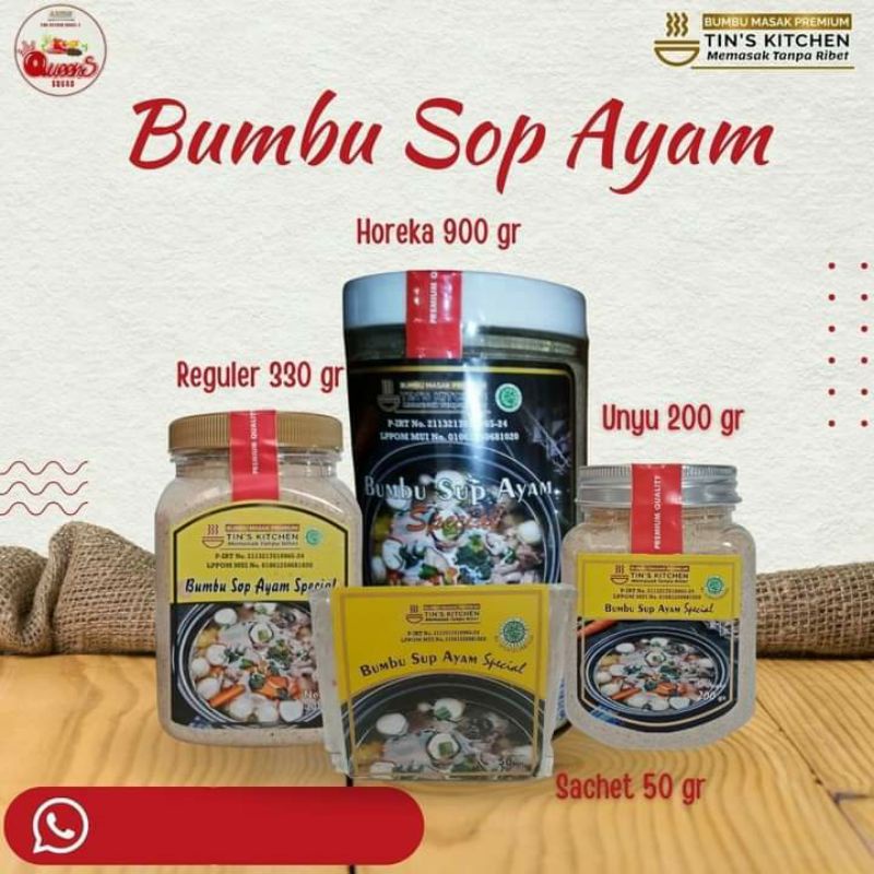 

Bumbu Kering Tins Kitchen 200 gram