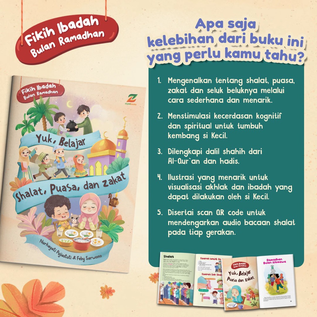 Paket Ramadhan For Kids 2in1 : Ramadhan Activity Book &amp; Fikih Ibadah Ramadhan + Bonus Buku Zikir Pagi Petang