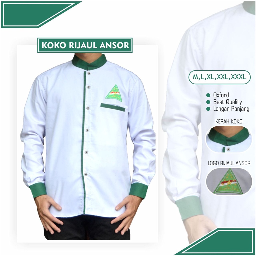 Koko Rijalul Ansor Kemeja Rijalul Ansor NU Ansor NU Koko Ansor NU Kemeja Ansor NU Rijalul Ansor Nahd