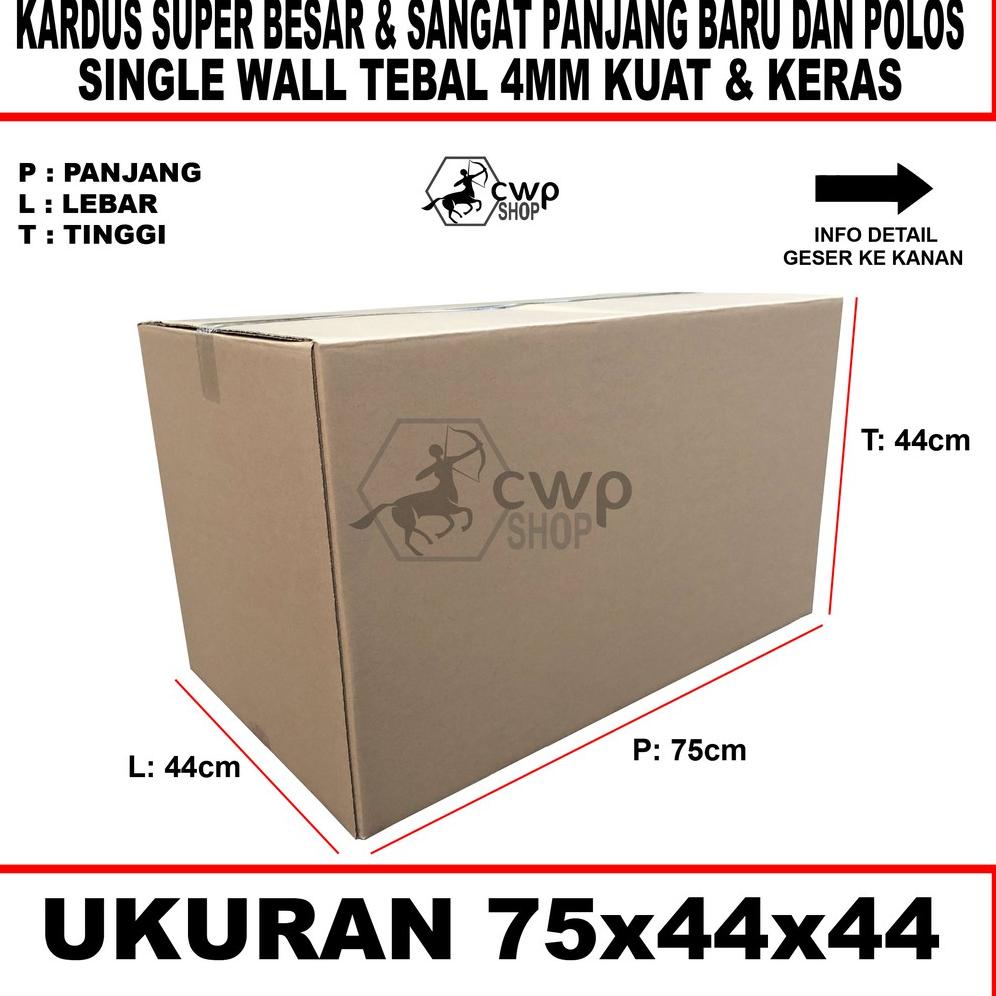 

Hanya hari ini Kardus Box Karton Besar Polos Uk 75x44x44cm .,,.,.,