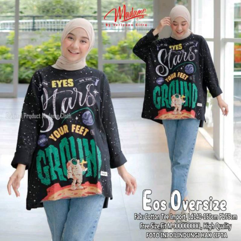 READY STOK AMAN BISA COD BAJU ATASAN BLOUSE KAOS SUPER JUMBO BIGSIZE OVERSIZE WANITA LD 110 116 124 