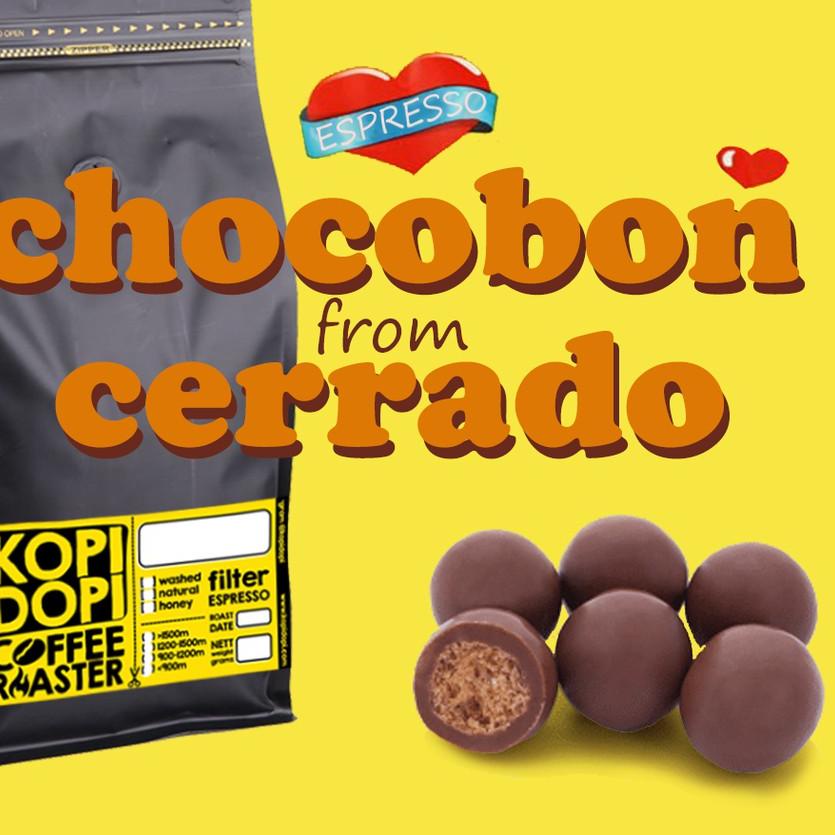 

✸ Kopi Espresso Brazil Chocobon from Cerrado Bourbonut Natural 1 kg 1kg ✹