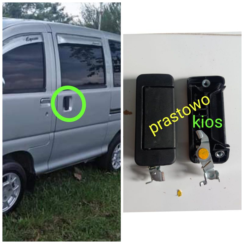 handel handle pintu tengah sliding geser Espass