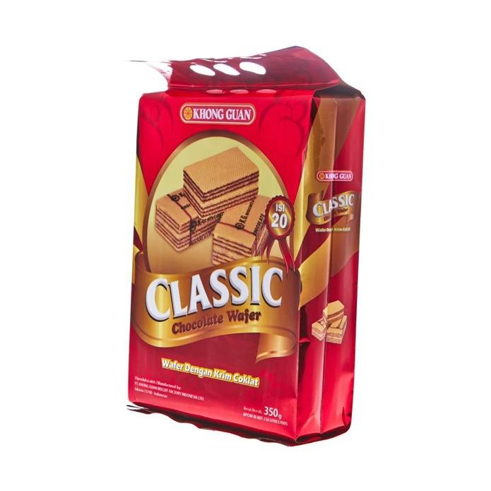 

E22 Khong Guan Classic Wafer Chocolate 350 gr PRODUCT TERLARIS ら
