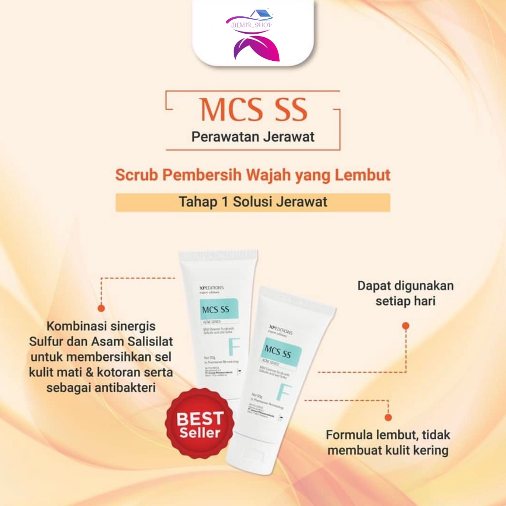 Xpeditions MCS SS Acne Series 60 gr - Pembersih Wajah Berjerawat