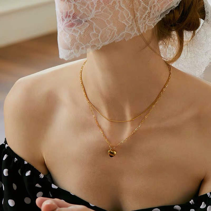 Kalung Rantai Klavikula Pendek Model Tulang Ular Gaya Korea Minimalis Untuk Wanita