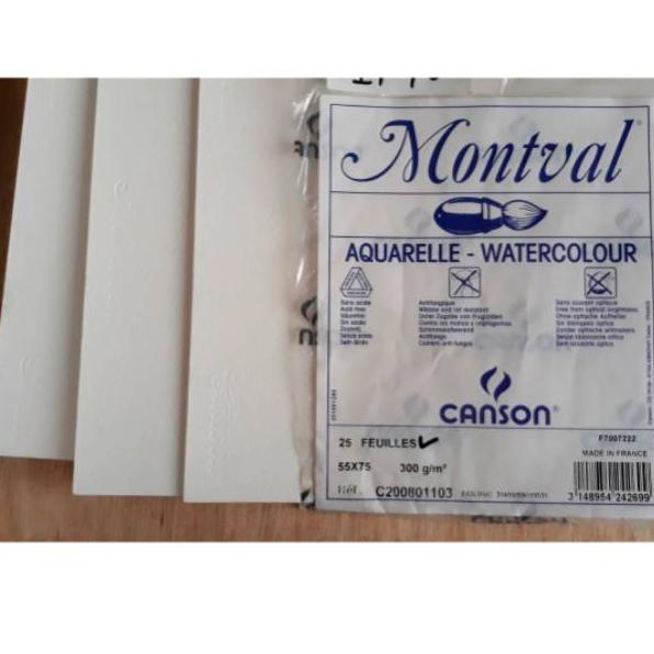 

K81 **WAJIB BACA DESKRIPSI** Canson Montval Aquarelle 55x75 cm 300 gsm SPECIAL PRICE ゎ