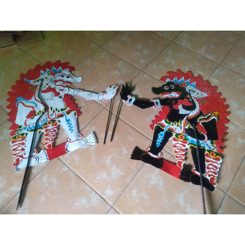 Wayang Kulit Karton Buto Amral Termurah