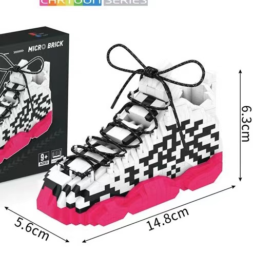 A aj Sepatu Basket Majelis Blok Bangunan Kompatibel Dengan Lego Microparticles Hadiah Ulang Tahun Anak Laki-Laki Perempuan Mengumpulkan Pendidikan