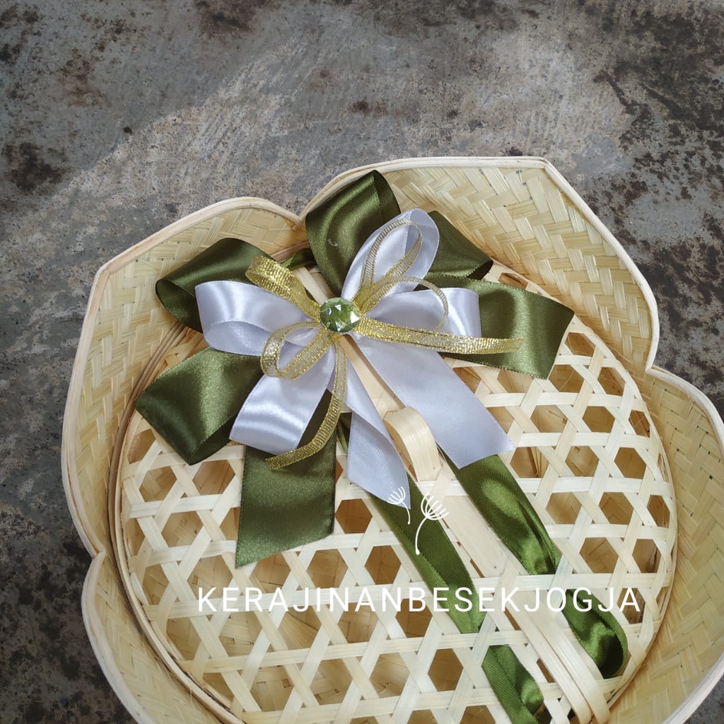 

(LEBARAN) TERATAI BLICING ANEKA UKURAN FREE PITA LEBARAN besek teratai besek nasi hantaran seserahan parsel lebaran
