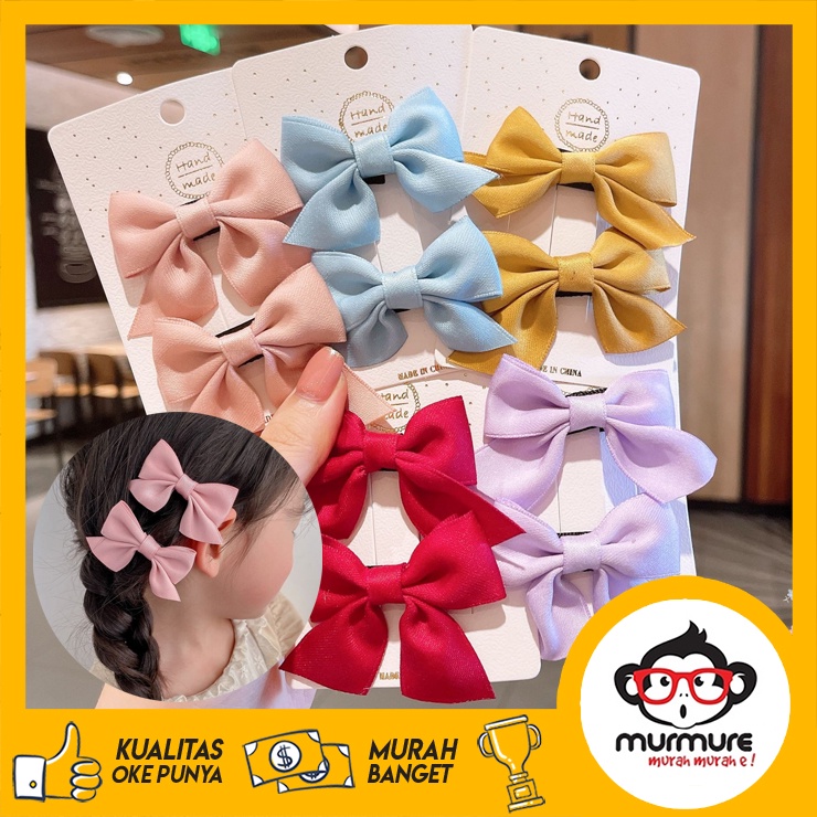 MURMURE |  2PCS / SET JEPITAN RAMBUT PITA ANAK MODEL KOREA / JEPIT RAMBUT PITA LUCU ANAK MODEL KOREAN