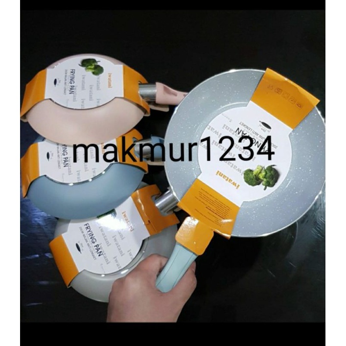 Frypan iwatani ceramic coating wajan teflon keramik