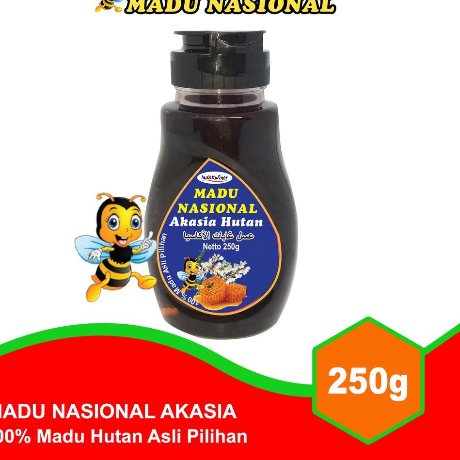

◙ Nasional Akasia 250gr Extra Propolis Polen Royal Jelly - 1 Botol ⅎ