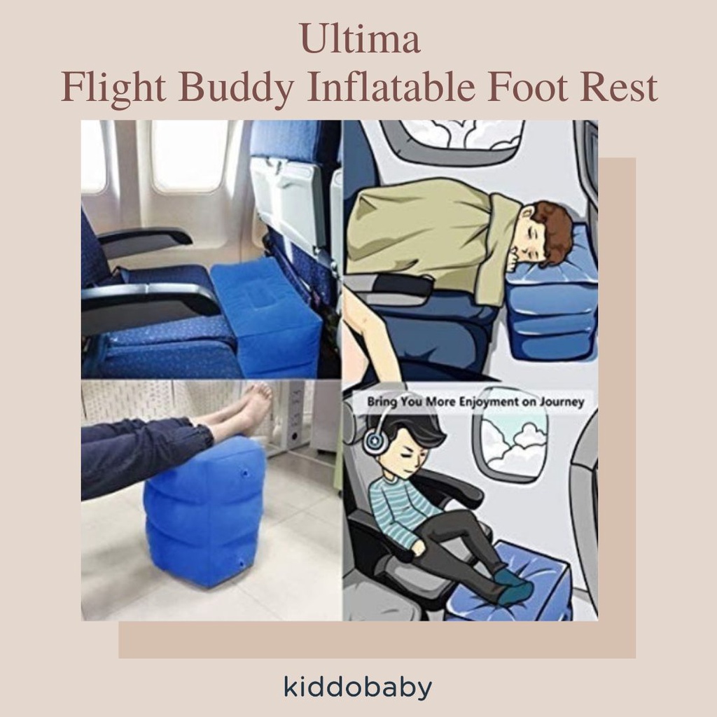 Ultima Flight Buddy Inflatable Foot Rest | Sandaran Kaki | Pijakan Kaki Travel