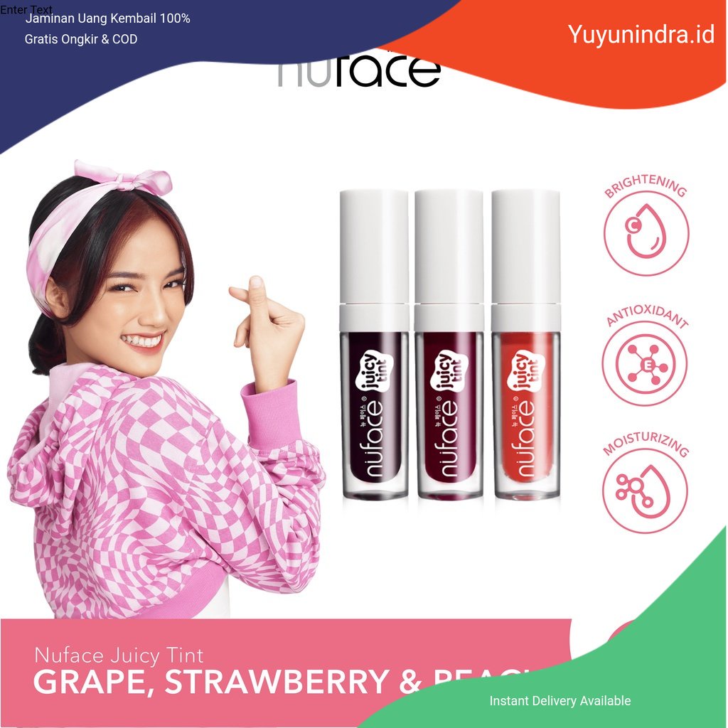 Nuface Juicy Lip Tint Tahan Lama - Nuface Lip Tint