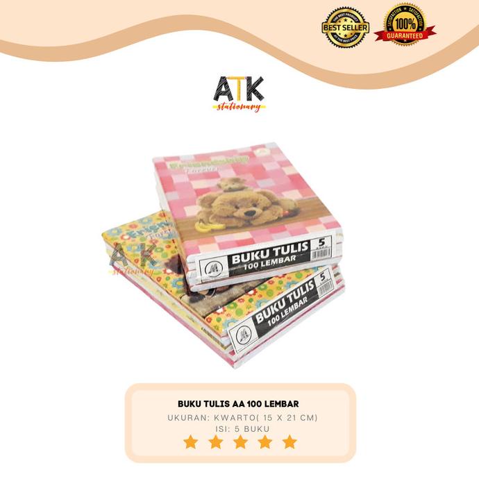 

Buku Tulis AA 100 Lembar atk HOT PROMO