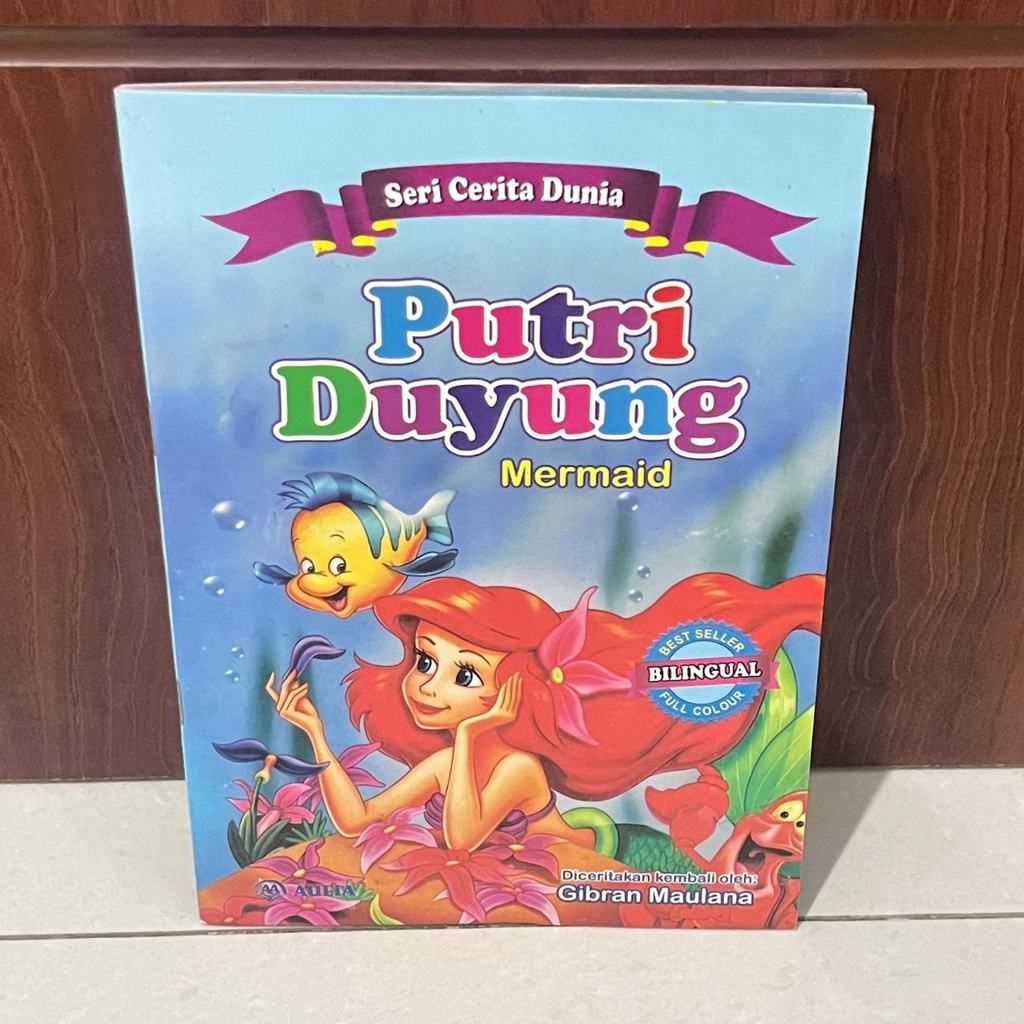 Buku Dongeng DWI BAHASA Cerita Dunia 32 Halaman Bilingual Indonesia Inggris BERWARNA BERGAMBAR - Put