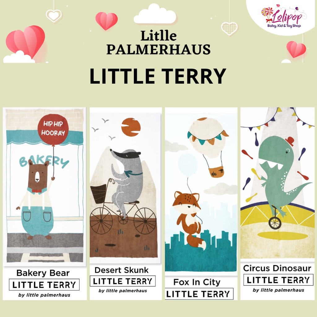 Little Palmerhaus Little Terry Towel Handuk Bayi Palmerhaus Little Terry