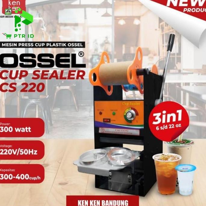 PTR Mesin Cup Sealer Manual Ossel Mesin Cup Sealer 22OZ Mesin Press