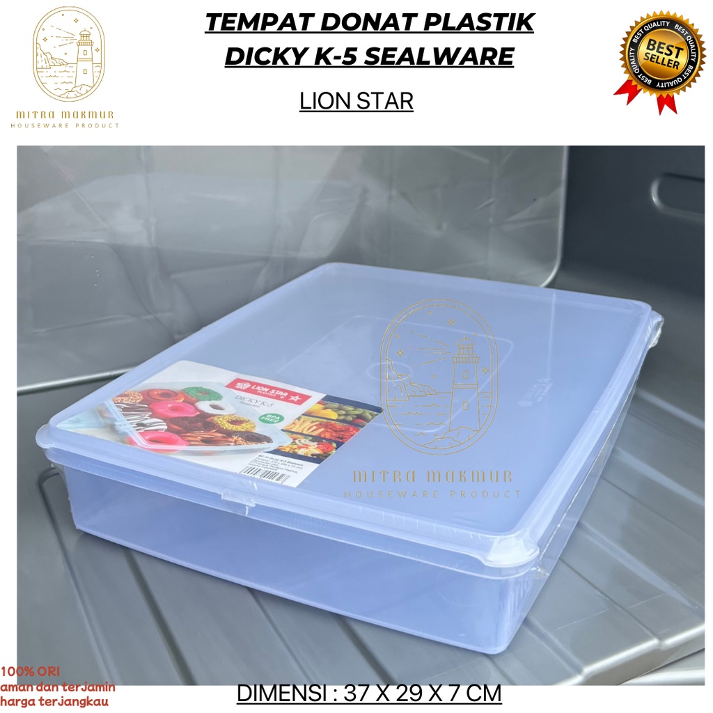 TERMURAH!! TEMPAT DONAT / WADAH DONUT/ DONATSU LION STAR DICKY-5 SEALWARE