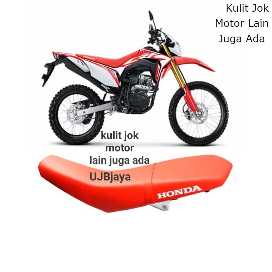 Kulit Jok Motor CRF 150 BAHAN ORI Sarung Jok Motor CRF 150 G4