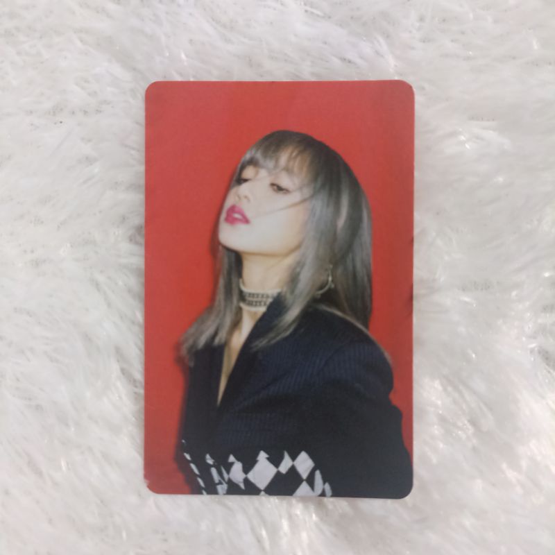 WTS OFFICIAL PHOTOCARD PC LISA BLACKPINK SAMSUNG GALAXY FRIENDS A80