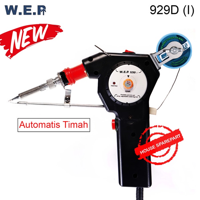 WEP 929D (I) AUTOMATIC WELDING AUTO FEEDING SOLDER GUN PENGUMPAN TIMAH