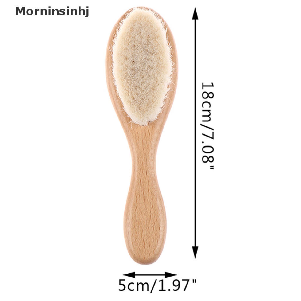 Mornin 3Pcs Sisir Sikat Rambut Bayi Untuk Bayi Baru Lahir Balita Hairbrush Head Massager id