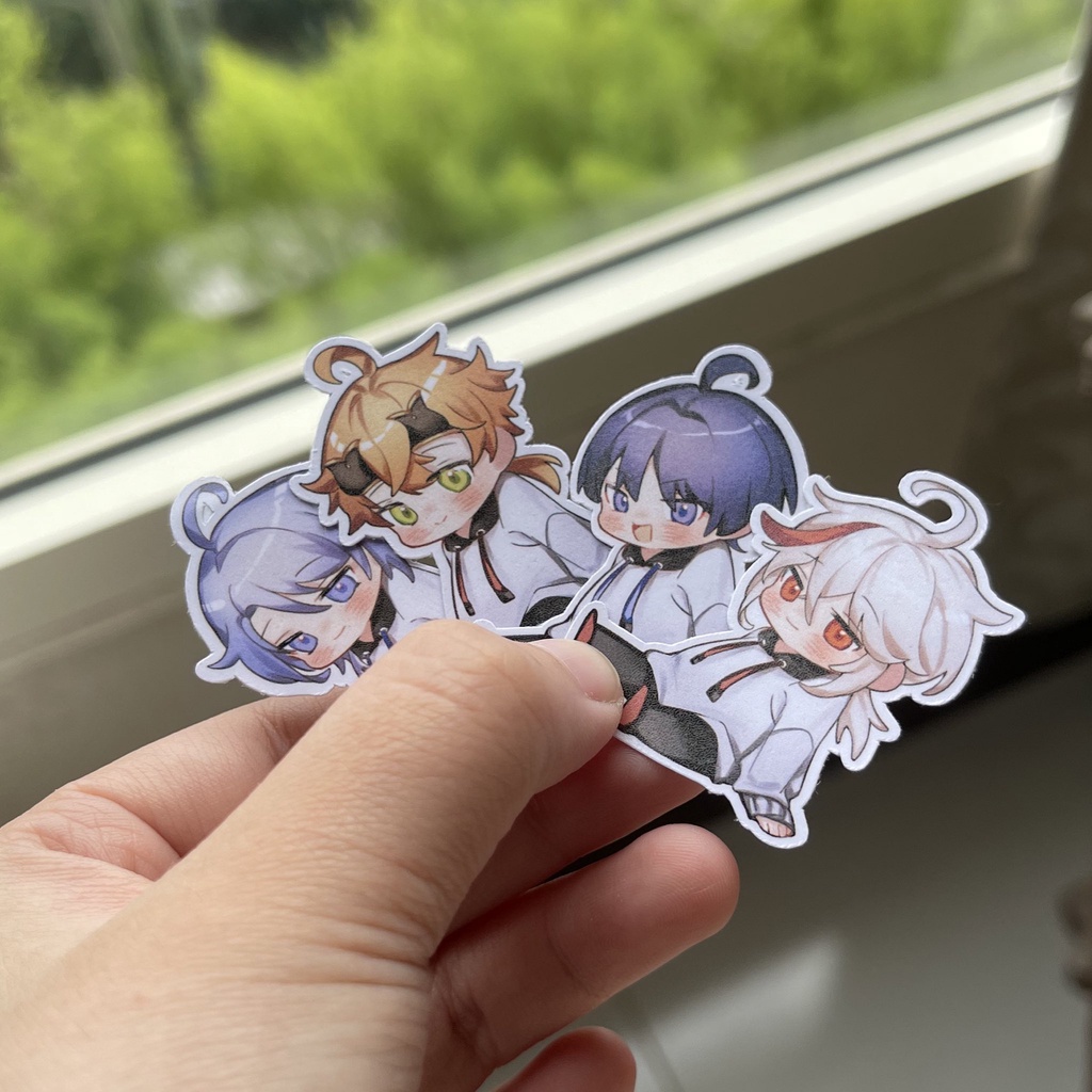 Genshin Impact Sticker Kazuha Scaramouche Ayato Thoma