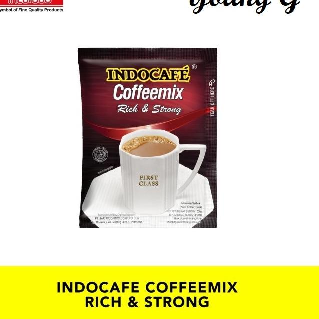 

☃ 30 Sachet Indocafe Coffeemix Rich & Strong - Kopi isi 30 sachet - Regular Coffee ♬