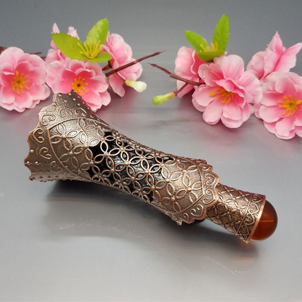 Botol Parfum Agustina Portable Vintage Mewah Metal Arabian Style Dubai Wadah Kosmetik Kosong
