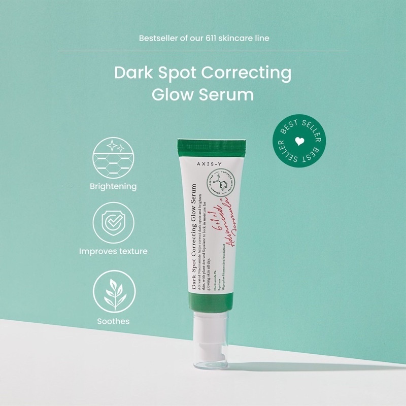 [TERMURAH] AXIS-Y Dark Spot Correcting Glow Serum 50ml - KOREA ORIGINAL Penghilang Flek Hitam Mencerahkan Kulit