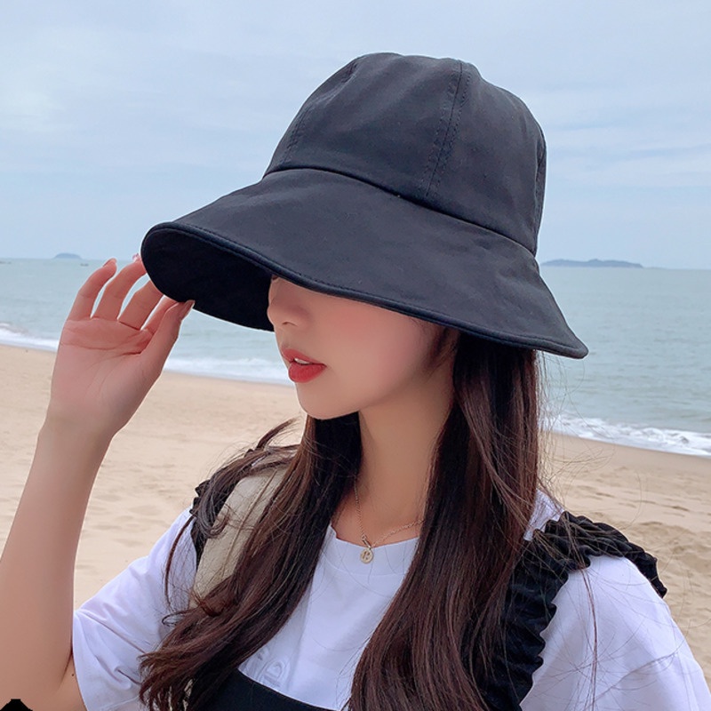 Topi Nelayan Sun Shade Versi Korea Tabir Surya Tren Gaya Tipis