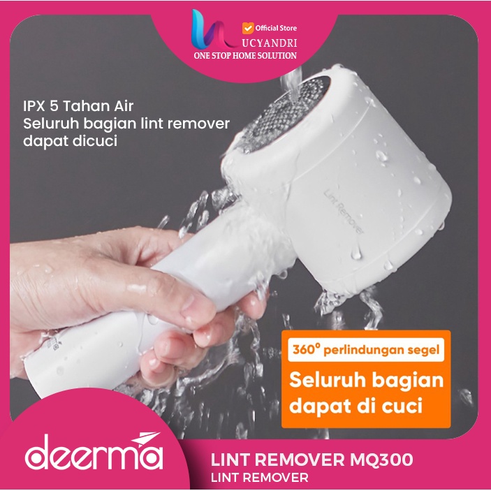 Deerma MQ300 Portable Lint Remover IPX5 Waterproof Fuzz Trimmer