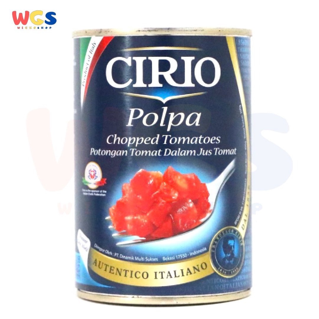 Cirio Polpa Chopped Tomatoes 400 gr - Tomat Potongan