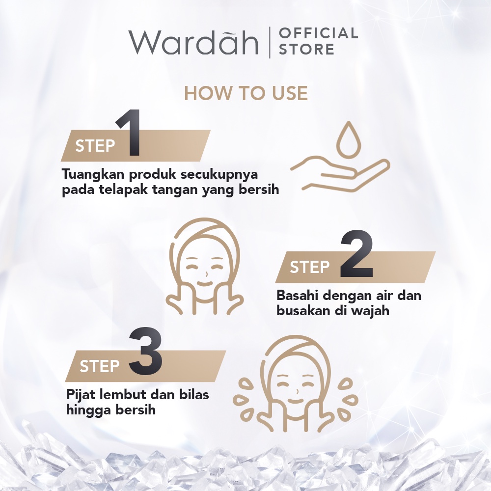 Wardah Crystal Secret Cleanser 100 ml