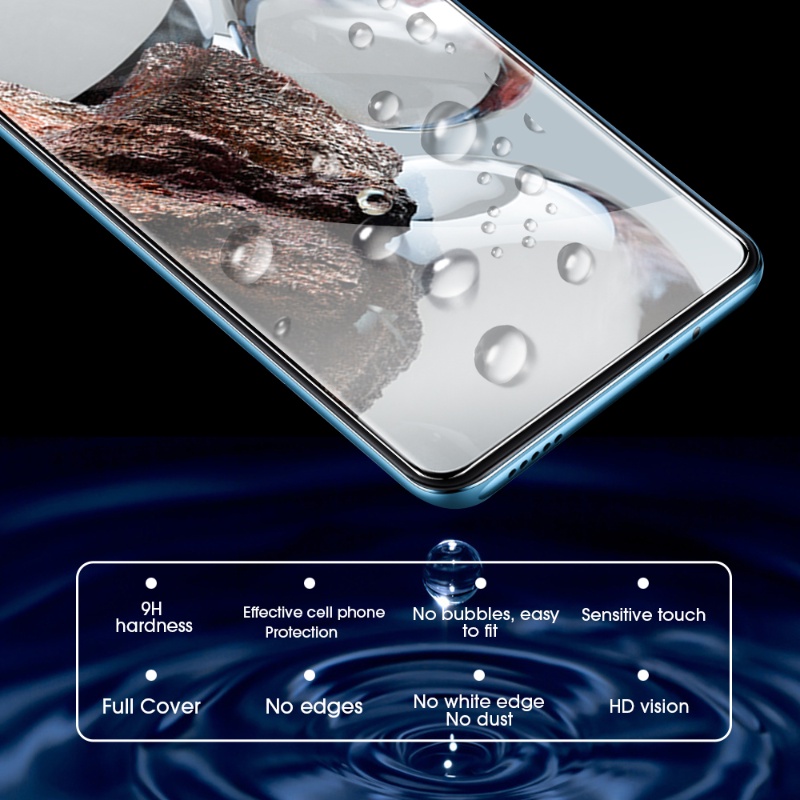 XIAOMI MI Untuk Xiaomi Mi13 Explosion-Proof Film Pelindung Anti Gores Full Cover Tempered Glass Pelindung Layar HD Bening Film Sentuh Sensitif Tinggi